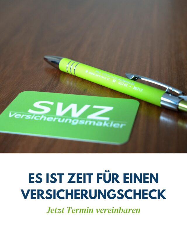 Deine Versicherungsunterlagen verstauben schon? Dann wird’s Zeit für einen Polizzen-Check!
Wir prüfen deine Verträge auf Aktualität, Lücken und Einsparpotenzial. Ganz unabhängig & persönlich.

Jetzt Termin vereinbaren:
📞 Tel. 02742-30717
📧 info@swzvers.at

#polizzencheck #versicherungstipp #versicherungsberatung #swzversicherungsmakler #stpoelten #versicherungsmakler #niederoesterreich #beratungmitherz